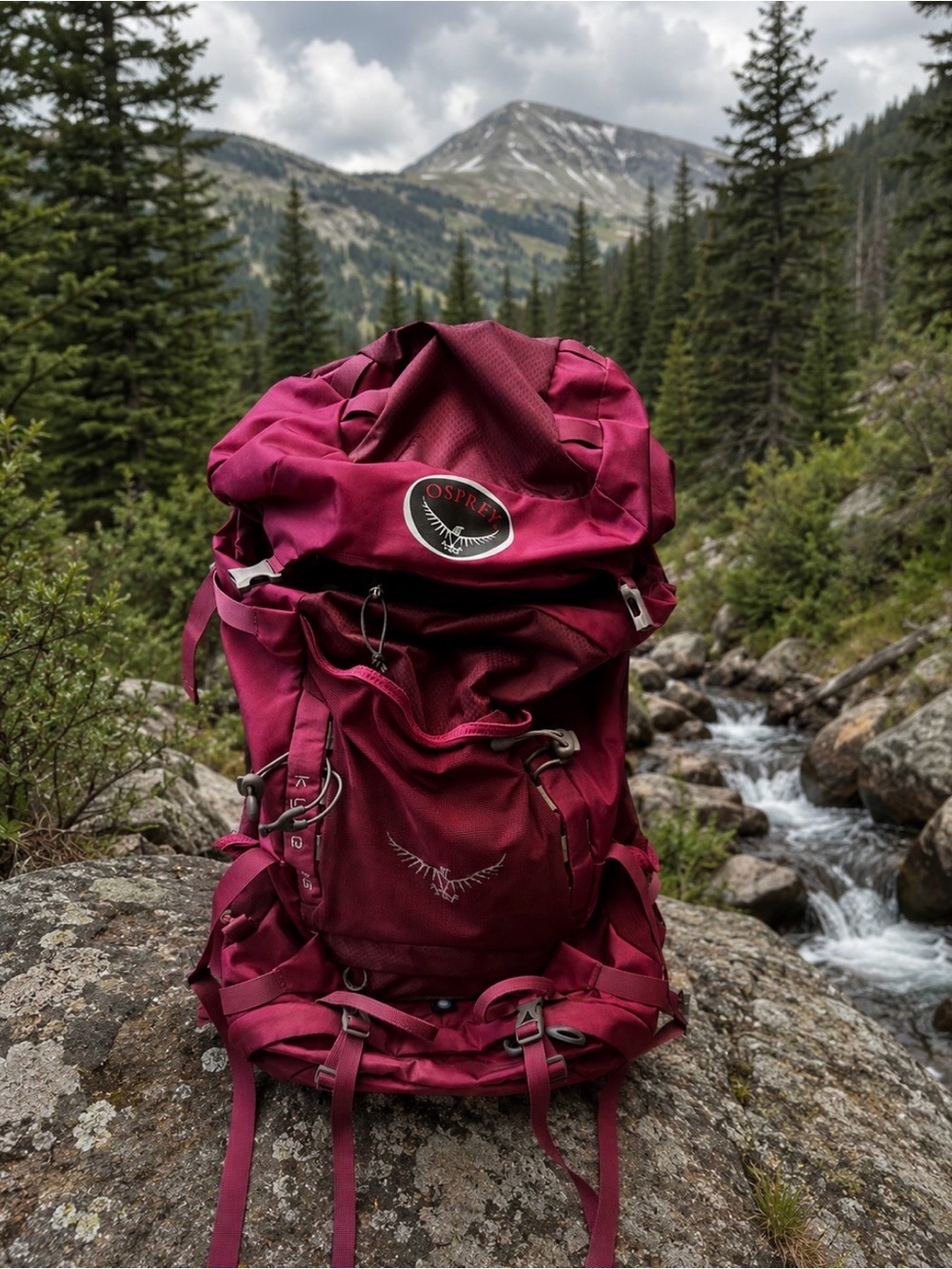 OSPREY womens Magenta Travel & Hiking Backpack